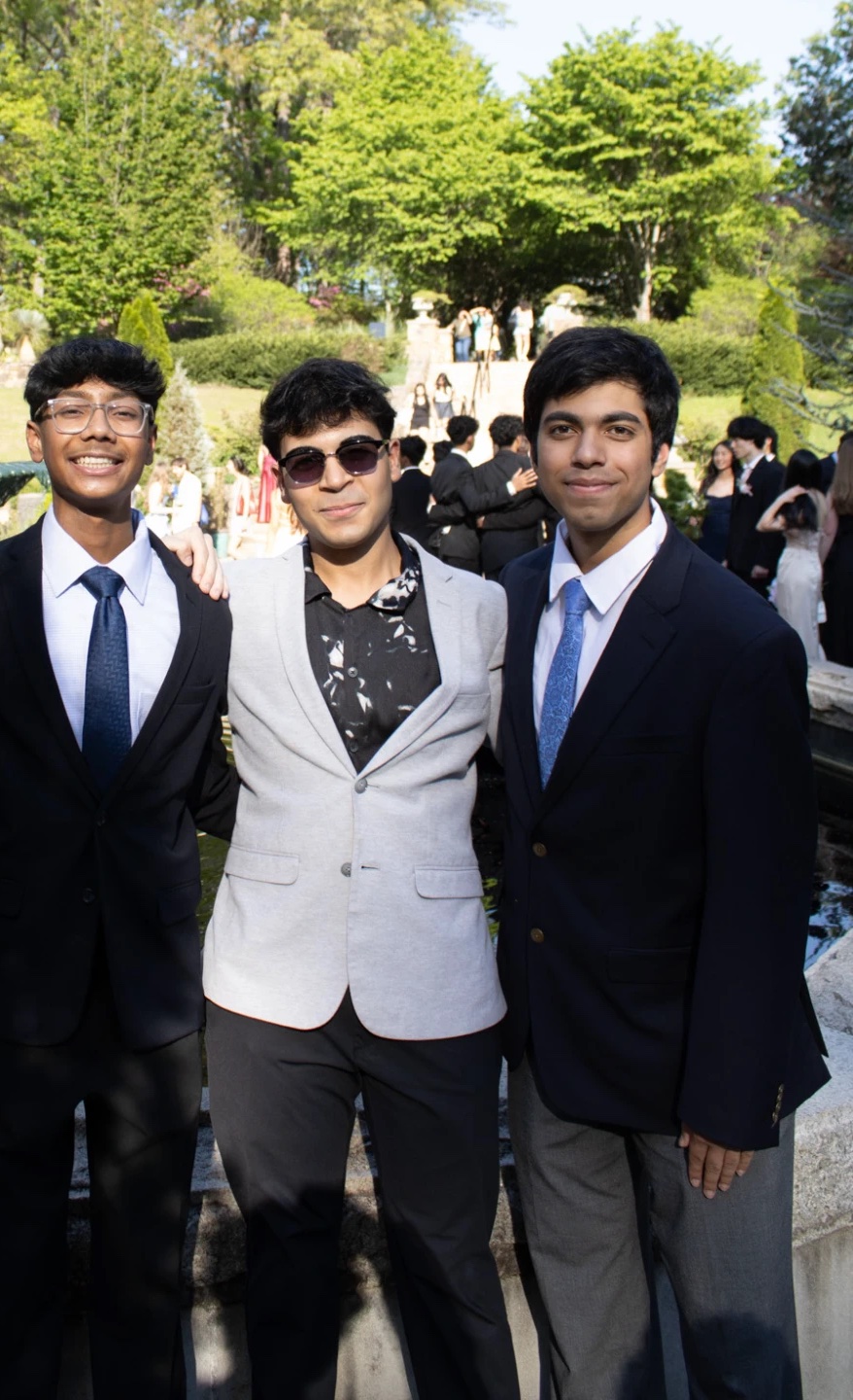 The Tactus Bionics team, left to right: Ayur Anchan, Vivaan Grover and Soham Gaonkar